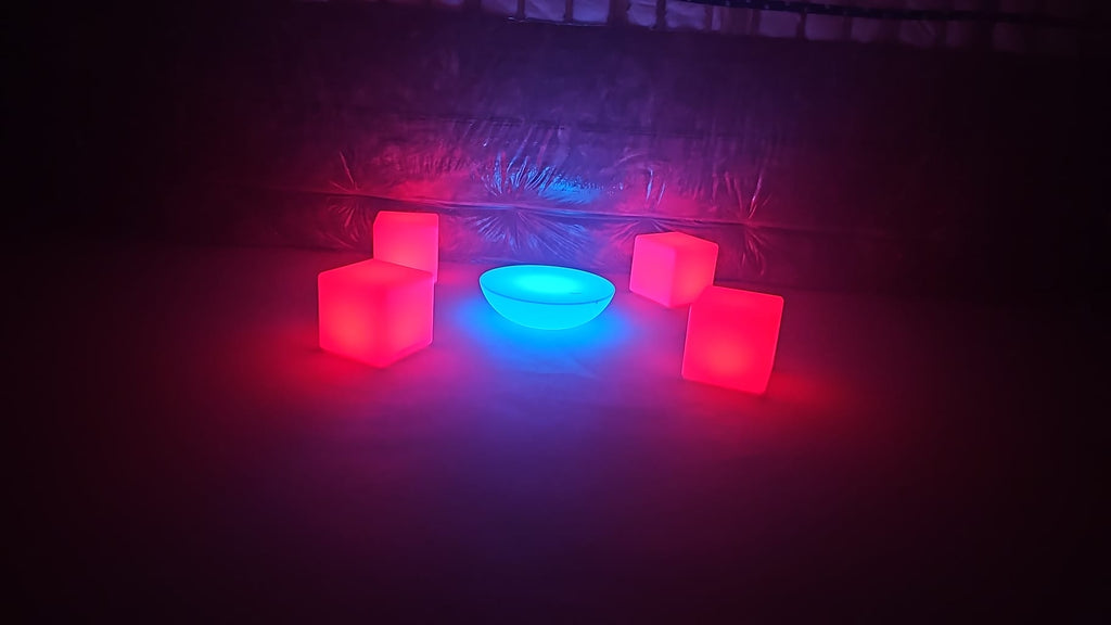 LED Cube Seating Set
